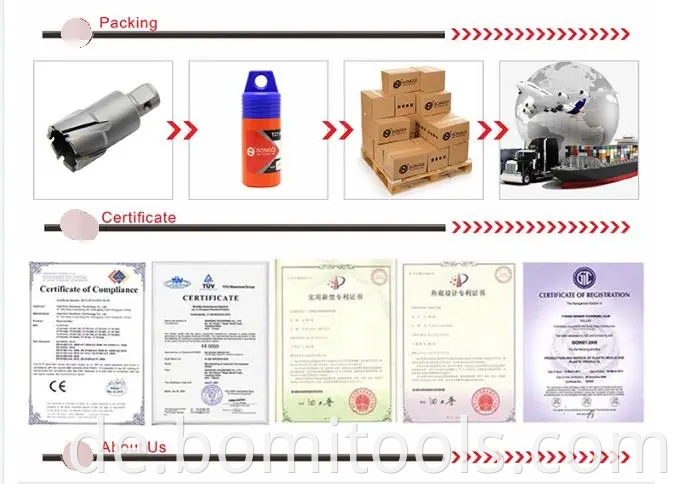 Clearance HSS Factory Tool Kundenspezifische Tct Ringfräser Universal Schaft Magnetbohrer